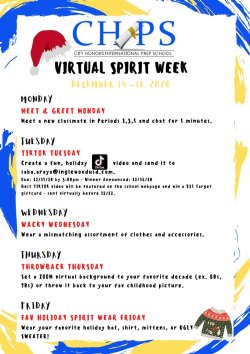 virtual spirit week
